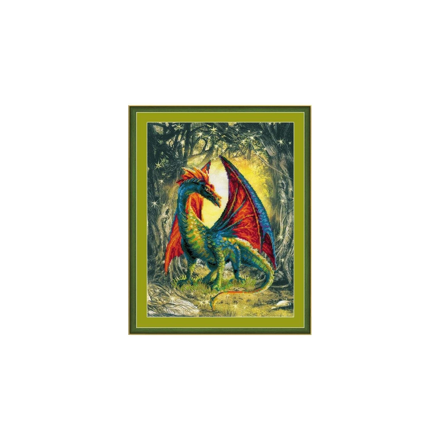 Riolis Embroidery kit Forest Dragon