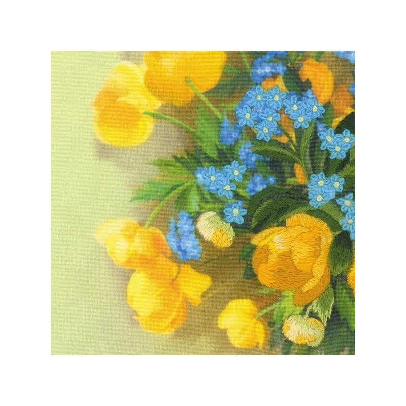 Borduurpakket Europese trollius Borduurpakket Europese trollius