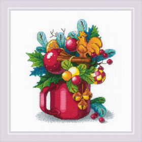Kit de broderie L'arôme du nouvel an Kit de broderie L'arôme du nouvel an