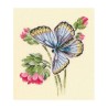 RTO Stickset Schmetterling auf der zierlichen Blume