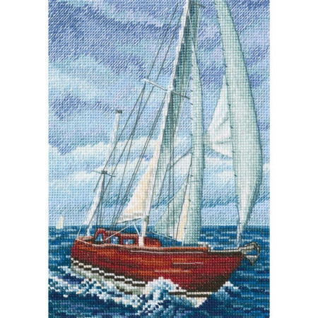 RTO Kit de broderie Avec la saveur du sel, du vent et du soleil