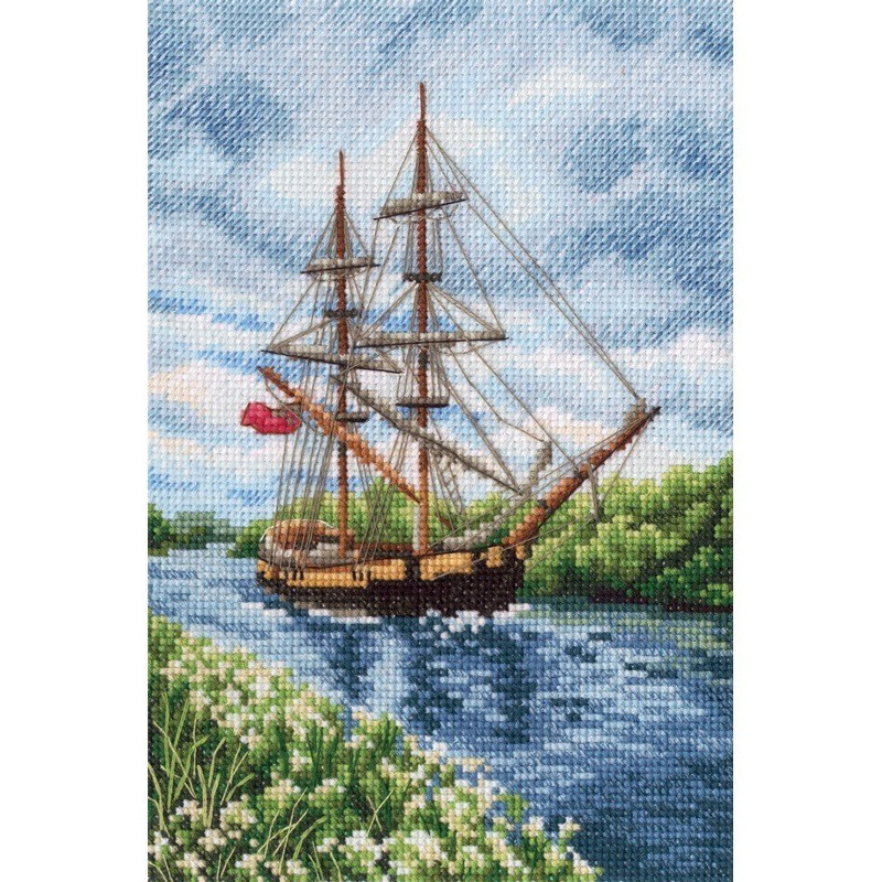 Kit de broderie Avec la saveur du sel, du vent et du soleil 2