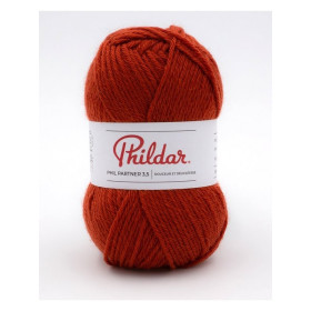 Knitting yarn Phildar Phil Partner 3,5 Potiron