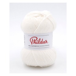 Phildar knitting yarn Phil Partner 3,5 Blanc