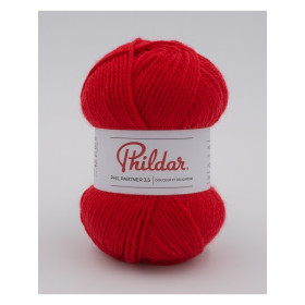 Breiwol Phildar Phil Partner 3,5 Rouge