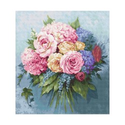  Embroidery kit Bouquet