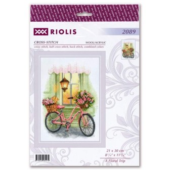 Riolis Borduurpakket Bloemenreis