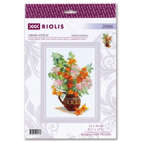 Kit de broderie Bouquet avec Lanterne japonaise