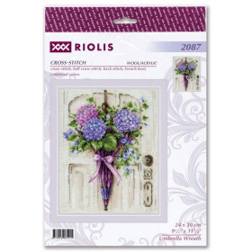 Embroidery kit Umbrella Wreath