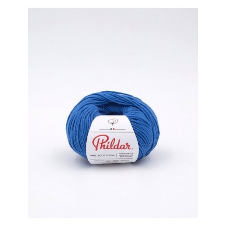 Knitting yarn Phildar Phil Ecocoton Outremer