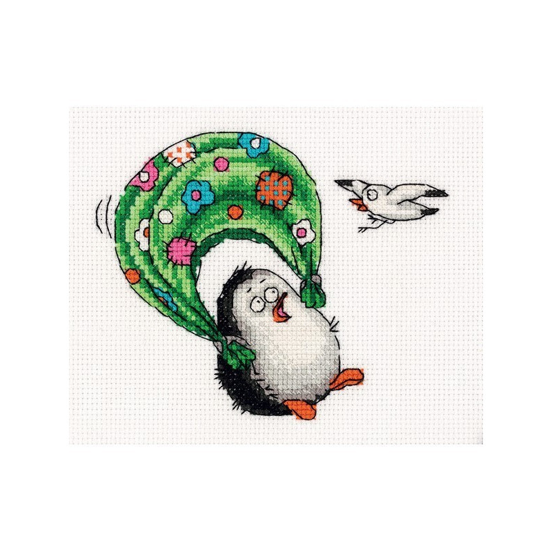 Embroidery kit  I'm flying!