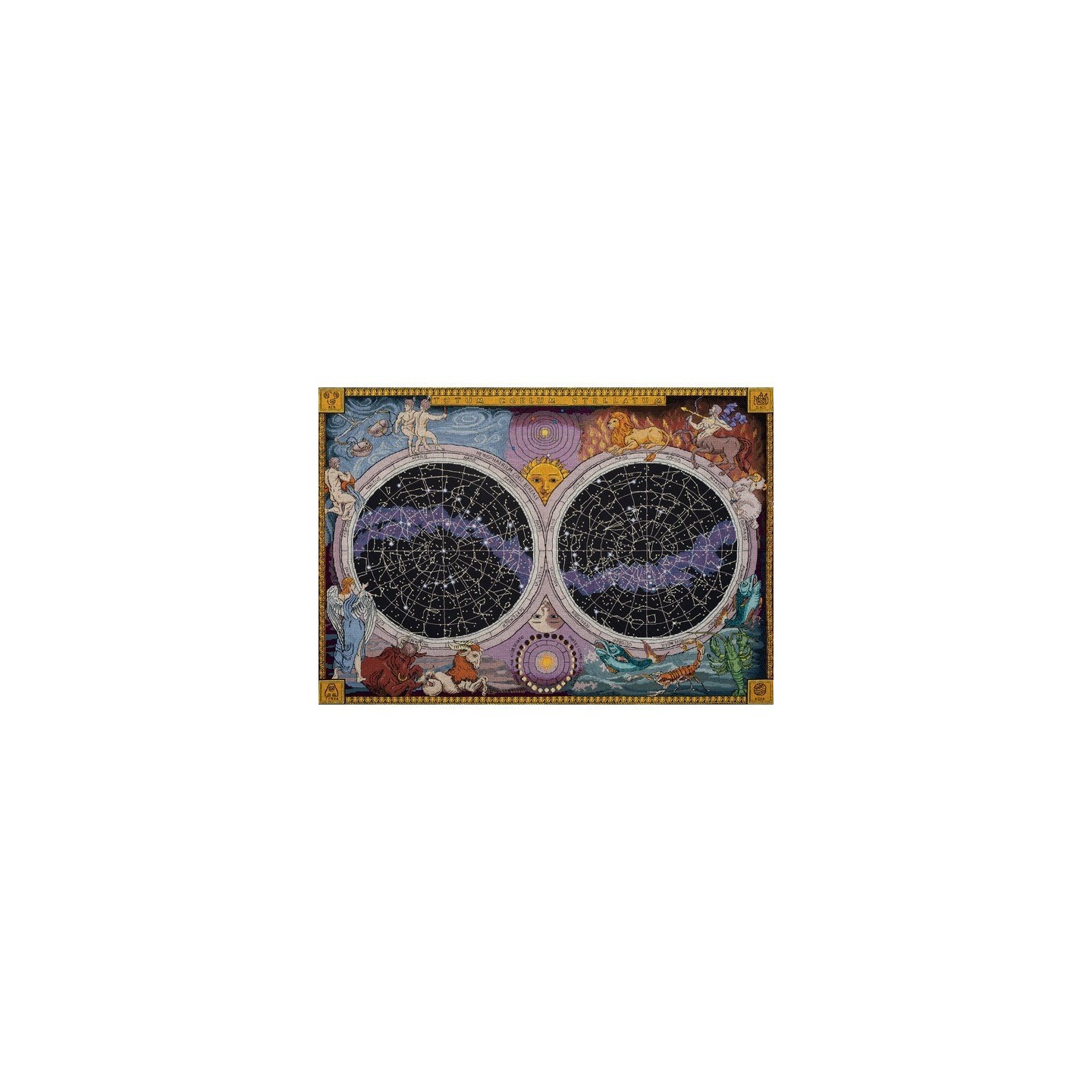 Panna Kit de broderie Carte du ciel nocturne