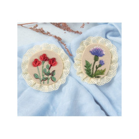 Panna Borduurpakket Vintage Broches. 
