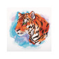 Embroidery kit  Watercolour Tiger