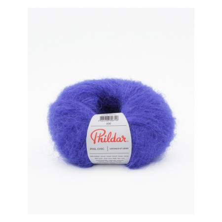 Knitting yarn Phildar Phil Chic Blueberry