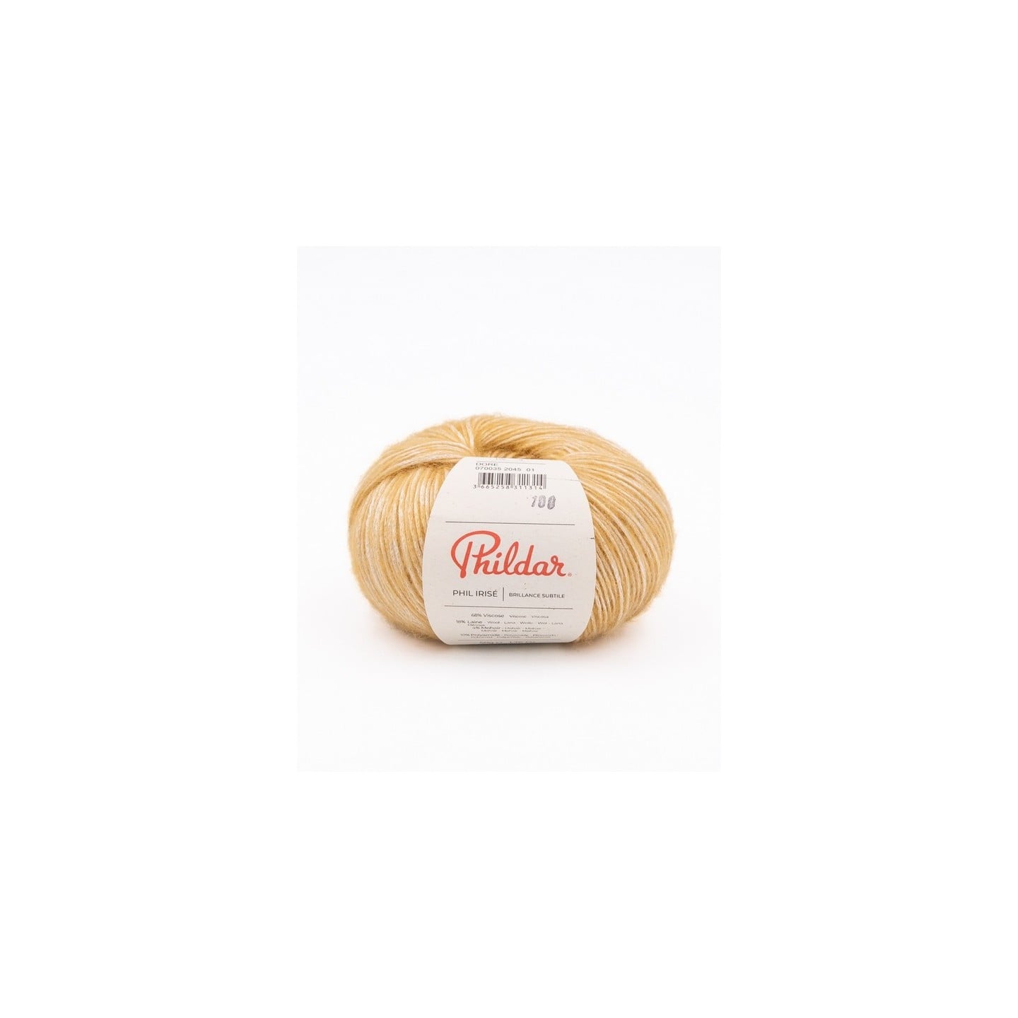 Knitting yarn Phildar Phil Irisé Doré