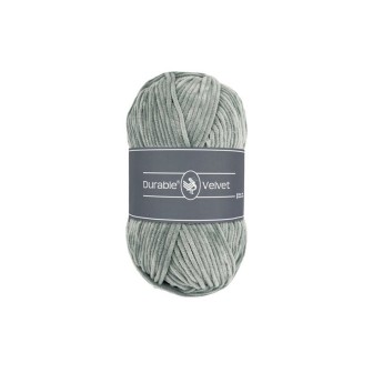 Knitting yarn Durable Velvet 2227 Mouse Grey