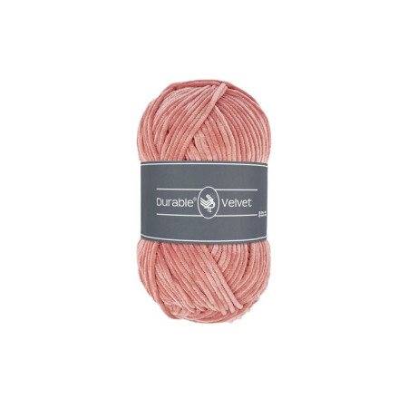 Knitting yarn Durable Velvet 225 Vintage Pink