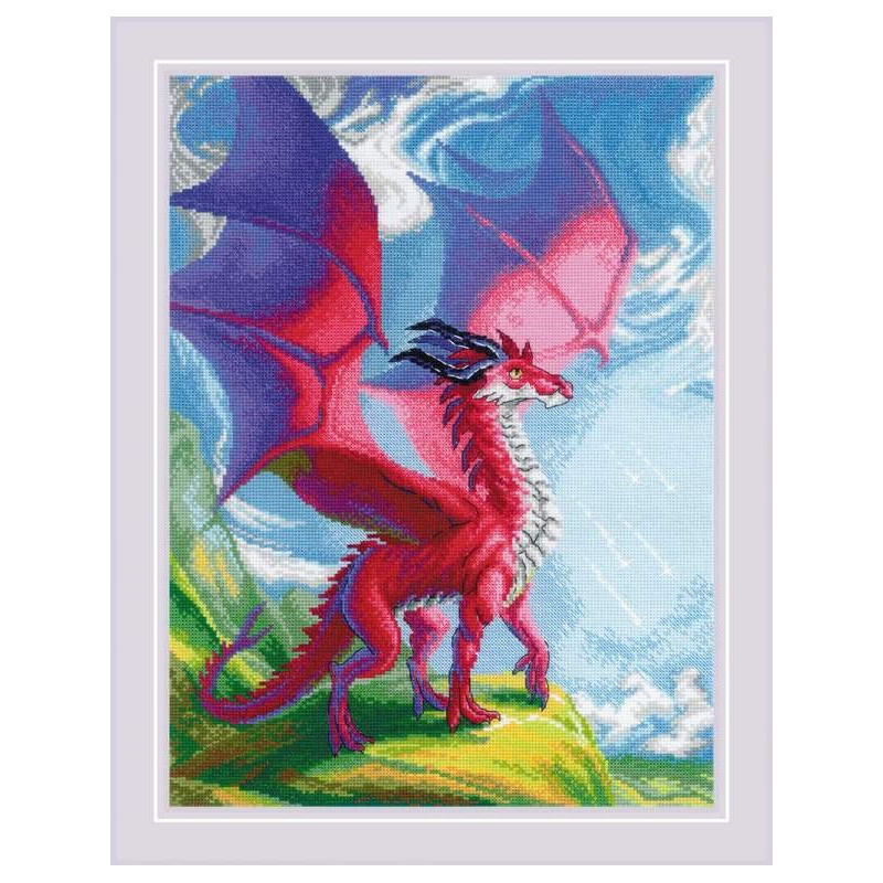 Embroidery kit Your mighty dragon Embroidery kit Your mighty dragon