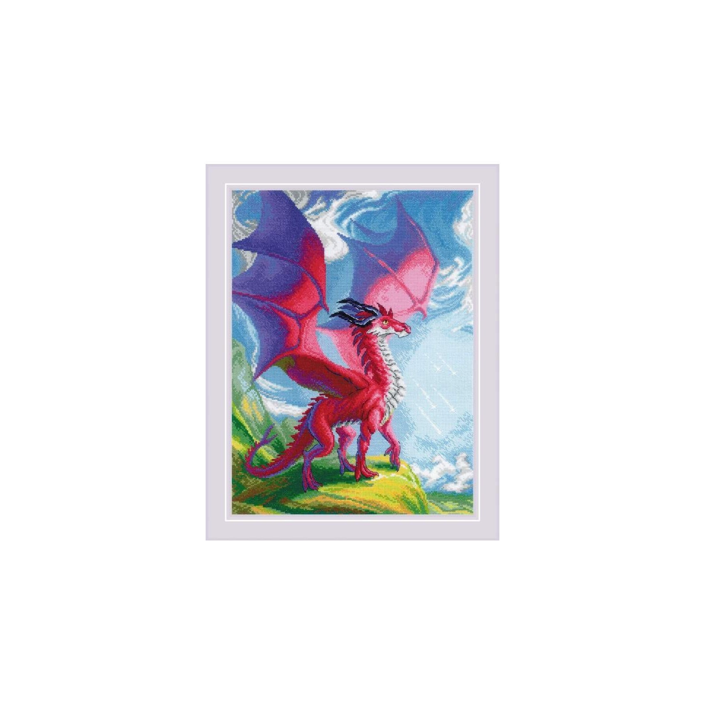 Riolis Borduurpakket Your mighty dragon