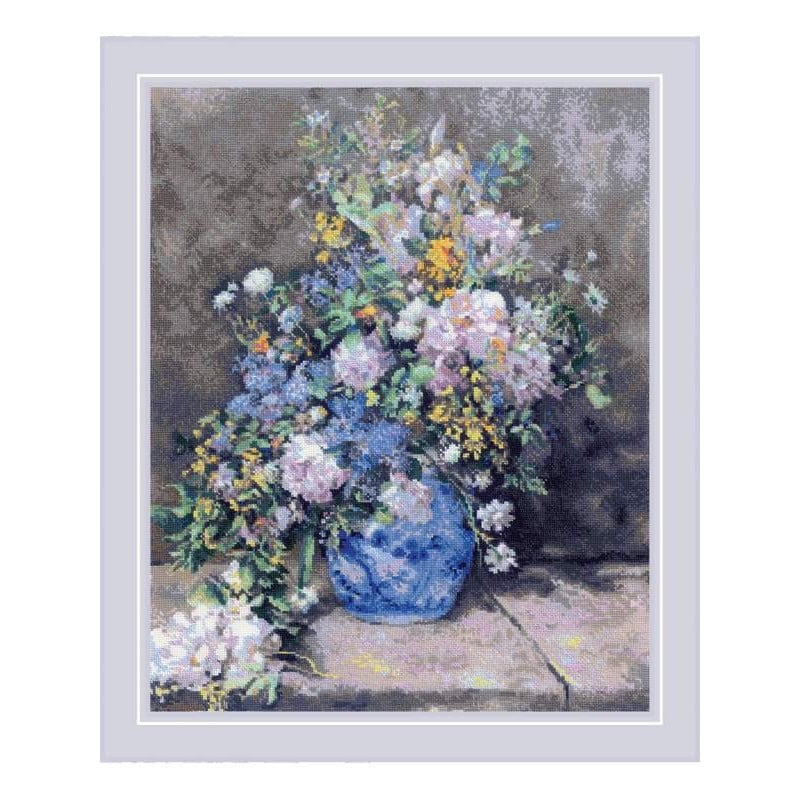 Borduurpakket Lenteboeket naar Renoir Borduurpakket Lenteboeket naar Renoir