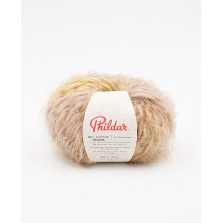 Knitting yarn Phildar Phil Amboise Imprimé Naturel