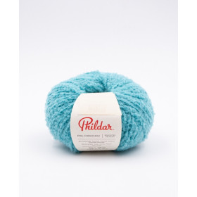 Knitting yarn Phildar Phil Chouchou Vert Bleuté