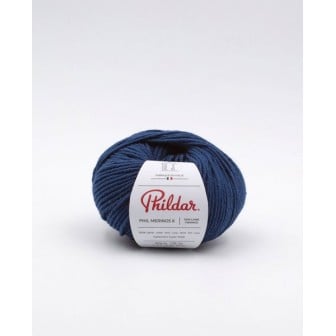 Knitting yarn Phildar Phil Merinos 6 Marine
