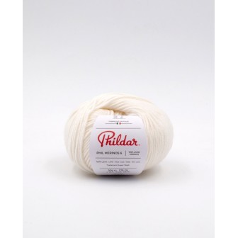 Knitting yarn Phildar Phil Merinos 6 Craie
