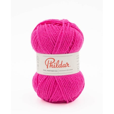 Breiwol Phildar  Phil Partner 3,5 Fuchsia