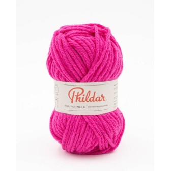 Breiwol Phildar  Phil Partner 6 Fuchsia
