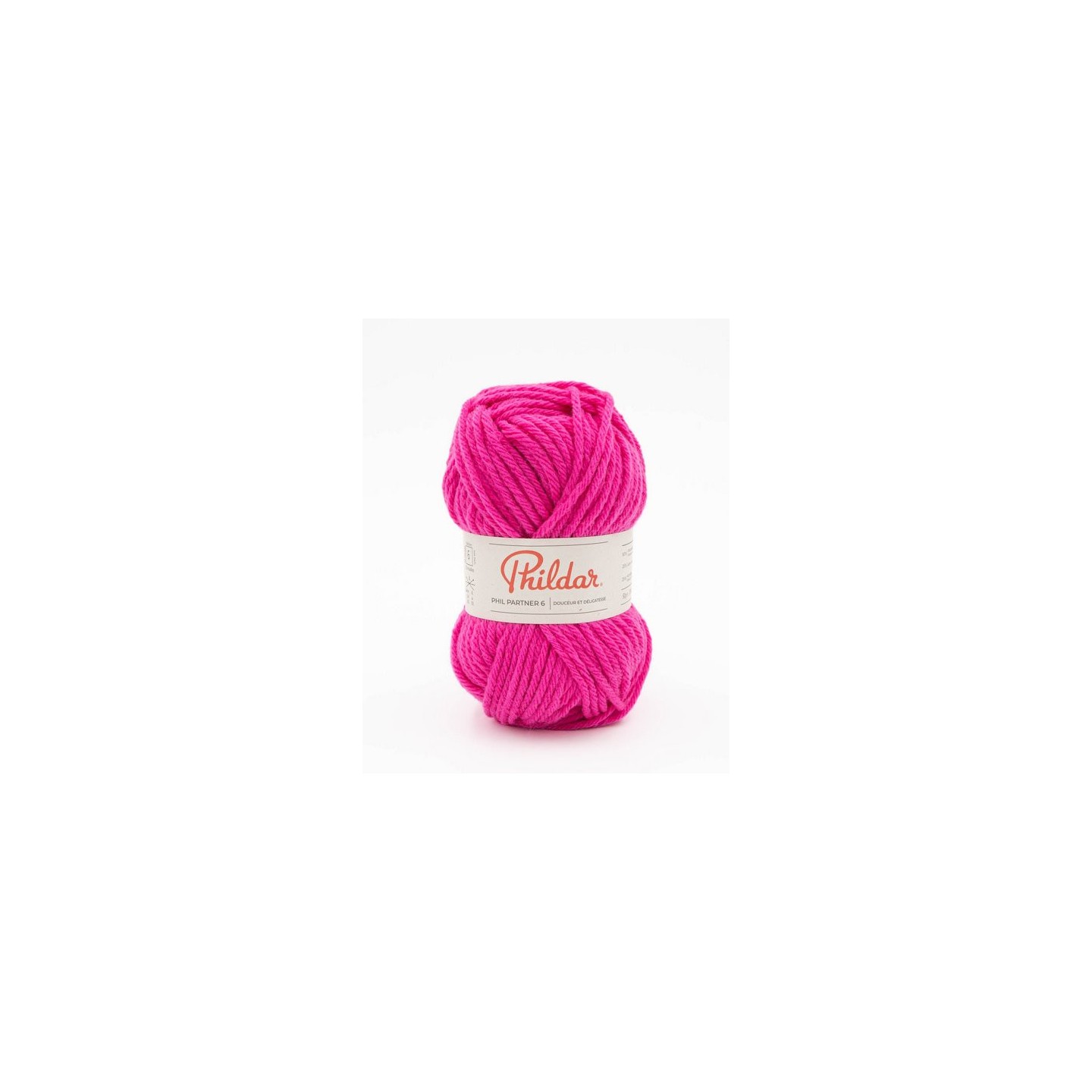 Breiwol Phildar  Phil Partner 6 Fuchsia
