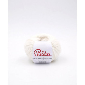 Knitting yarn Phildar Phil Romance Ecru