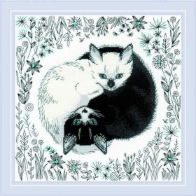Embroidery kit Yin and Yang Embroidery kit Yin and Yang
