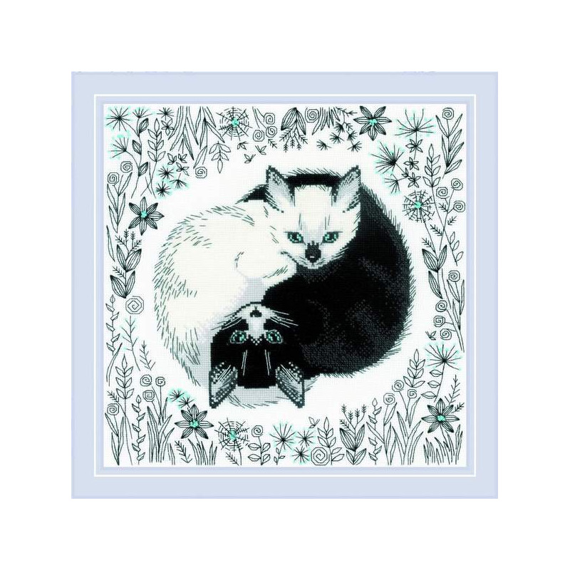 Stickset Yin und Yang Stickset Yin und Yang
