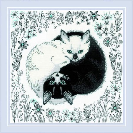 Embroidery kit Yin and Yang