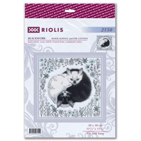 Kit de broderie Yin et yang Kit de broderie Yin et yang