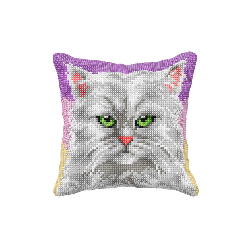 Borduurkussen Kat 4