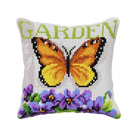 Orchidea Stitch Cushion kit Garden