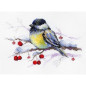 Embroidery kit Pensive tit