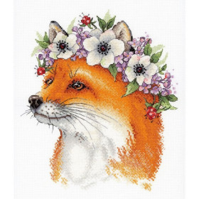 Aquarelle Borduurpakket Vos