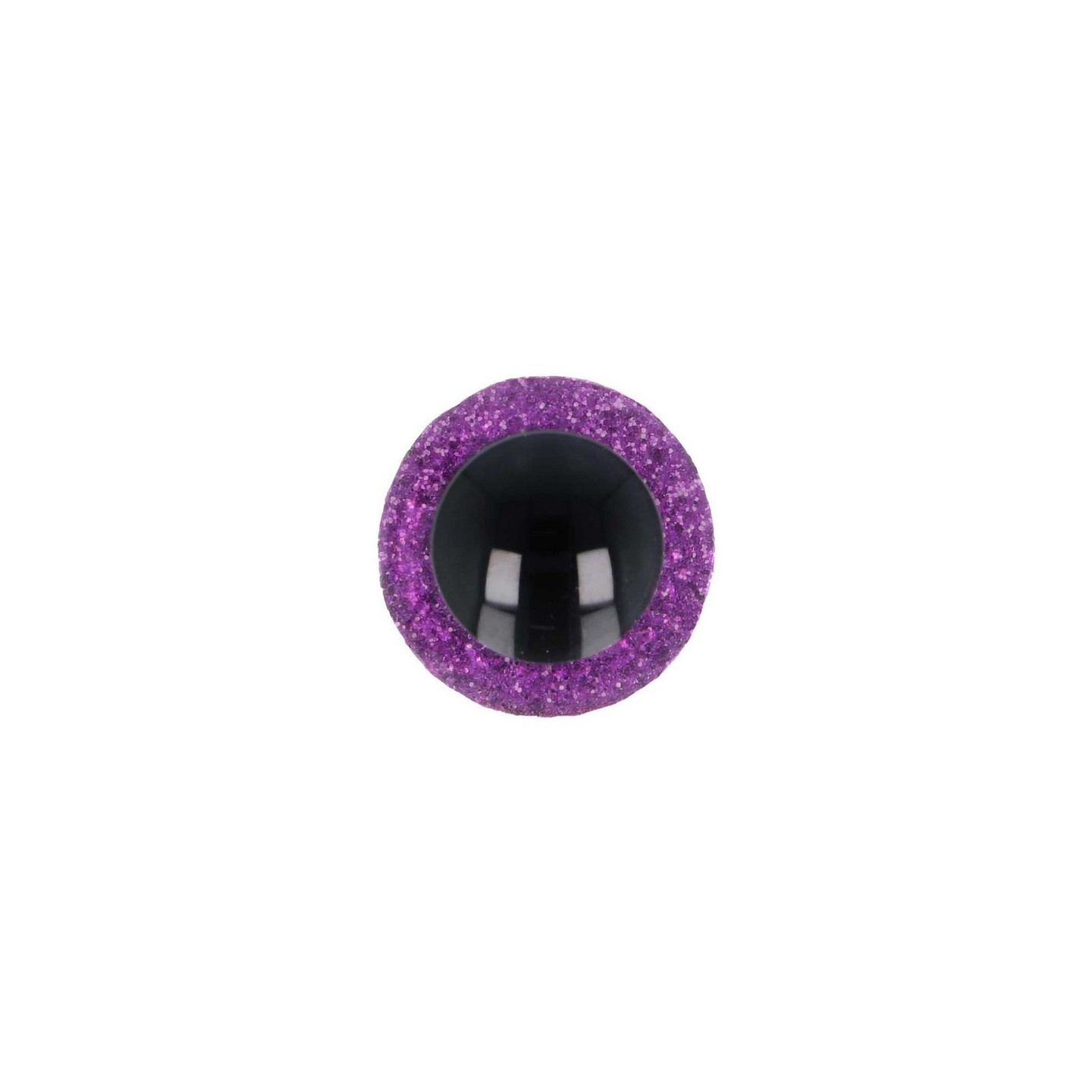  Animal eye 18 mm purple glitter for amigurumi and cuddly toys