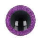 Oeil amigurumi 8 mm mauves paillettes Oeil amigurumi 8 mm mauves paillettes