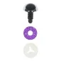Oeil amigurumi 8 mm mauves paillettes Oeil amigurumi 8 mm mauves paillettes