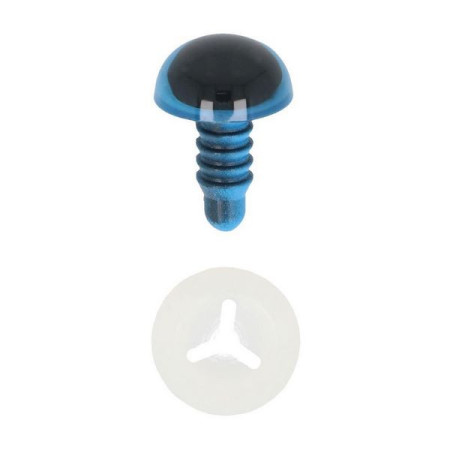 Animal eye 8 mm blue