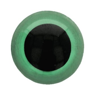  Animal eye 8 mm green for amigurumi and cuddly toys
