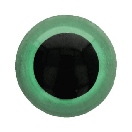  Animal eye 8 mm green for amigurumi and cuddly toys
