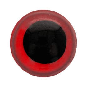  Animal eye 8 mm red for amigurumi and cuddly toys