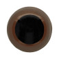 Animal eye 10 mm brown