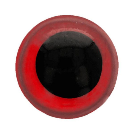 Tieraugen 10 mm Rot